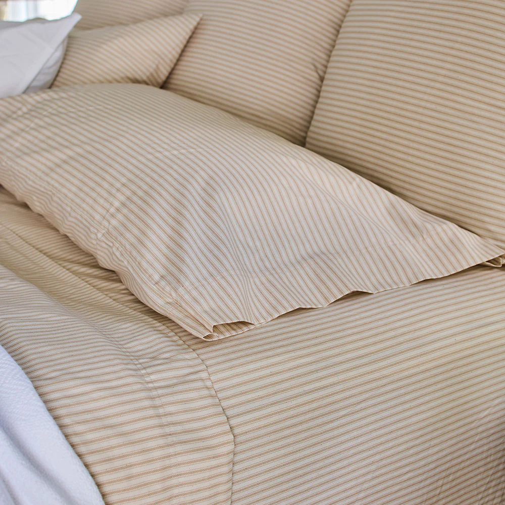 Ticking Stripe Single Fitted Sheet - Image 4
